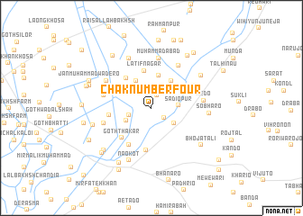 map of Chak Number Four