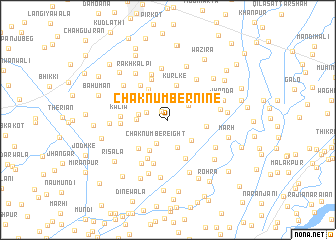 map of Chak Number Nine