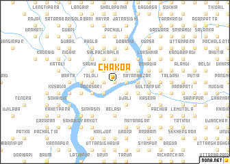 map of Chakoa