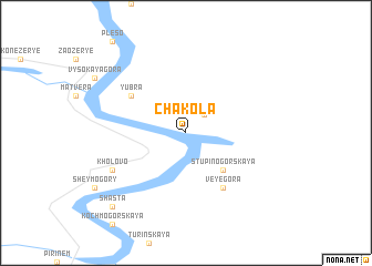 map of Chakola