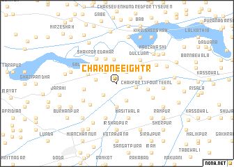 map of Chak One-Eight R