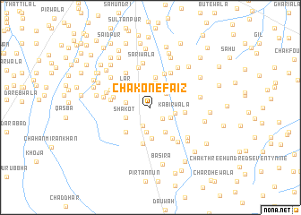 map of Chak One Faiz