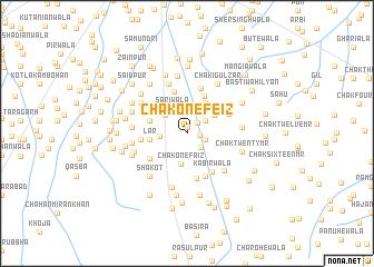 map of Chak One Feiz