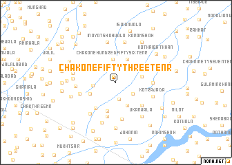 map of ChakOne Fifty-three-Ten R
