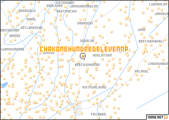 map of Chak One Hundred Eleven NP