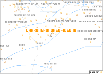 map of Chak One Hundred Five D N B