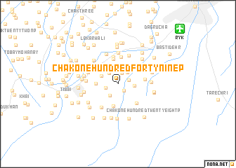 map of Chak One Hundred Forty-nine P