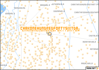 map of Chak One Hundred Forty-six TDA