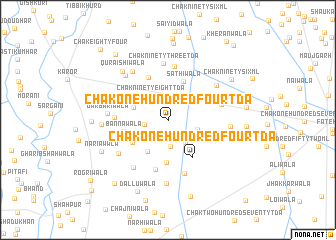map of Chak One Hundred-four TDA