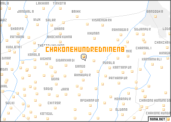 map of Chak One Hundred Nine NB