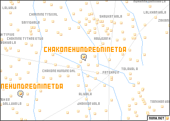 map of Chak One Hundred-nine TDA