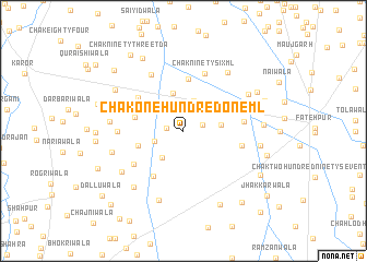 map of Chak One Hundred-one ML