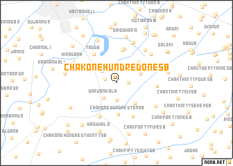 map of Chak One Hundred One SB