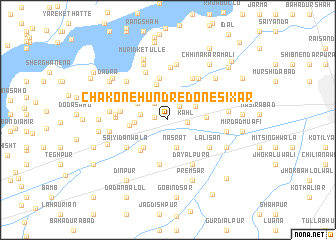 map of Chak One Hundred One-Six AR