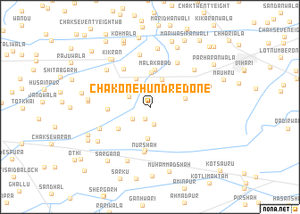 map of Chak One Hundred One