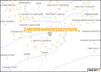 map of Chak One Hundred-seven D N B