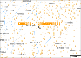 map of Chak One Hundred Seventeen