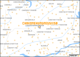 map of Chak One Hundred Six SB