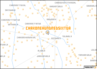 map of Chak One Hundred-six TDA