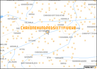 map of Chak One Hundred Sixty-five WB