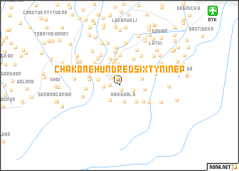 map of Chak One Hundred Sixty-nine P