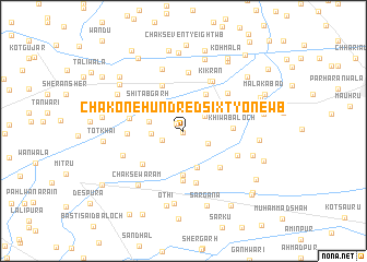 map of Chak One Hundred Sixty-one WB