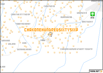 map of Chak One Hundred Sixty-six P