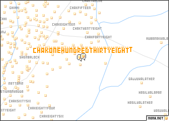 map of Chak One Hundred Thirty-eight