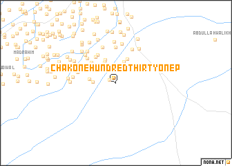 map of Chak One Hundred Thirty-one P