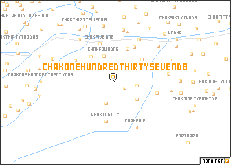 map of Chak One Hundred Thirty-seven DB