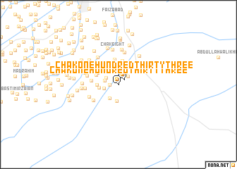 map of Chak One Hundred Thirty-three