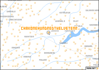 map of Chak One Hundred Twelve-Ten R