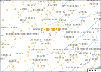 map of Chak One M