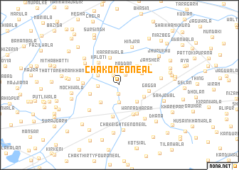 map of Chak One-One A L