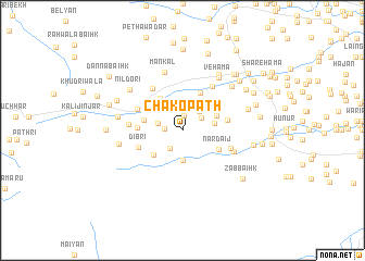 map of Chakopath