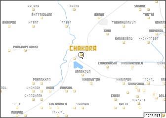 map of Chakora