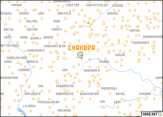 map of Chakora