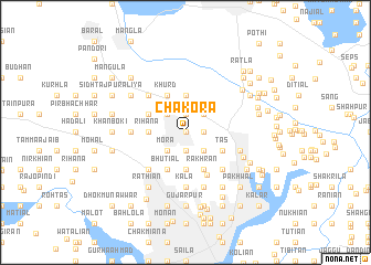 map of Chakora