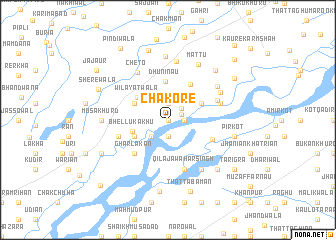 map of Chakore