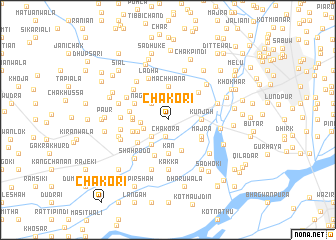 map of Chakori