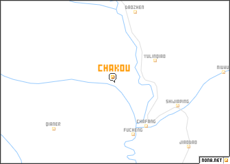 map of Chakou
