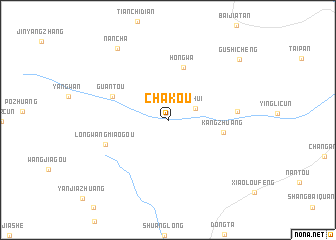 map of Chakou