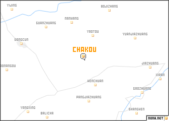 map of Chakou