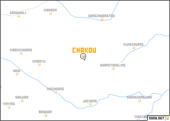map of Chakou