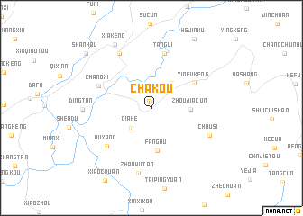 map of Chakou