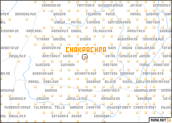 map of Chak Pāchra