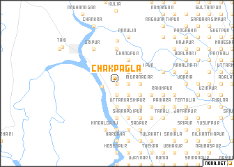 map of Chākpāgla