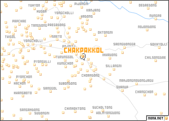 map of Chakpak-kol