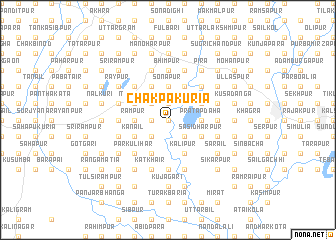 map of Chak Pākuria
