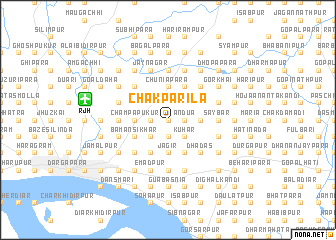 map of Chak Pārila